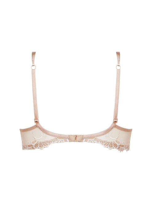 Lise Charmel-Dressing Floral Clam Shell Bra- Nude