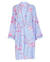 Cyberjammies Short Dressing Gown- Zoey-Flamingo Print