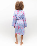 Cyberjammies Short Dressing Gown- Zoey-Flamingo Print