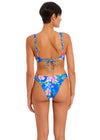 Freya High Leg Bikini Brief-Hot Tropics- Blue