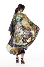 Christine Silk Long Robe - Made in Canada