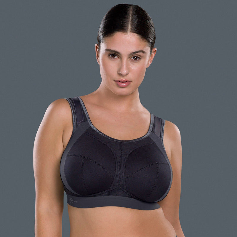 Anita Extreme Control Plus Size (F-K cup) Sports Bra - Black