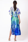 Christine Silk Kimono style short sleeve robe-Made in Canada