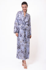 Christine Silk Long Robe - Made in Canada