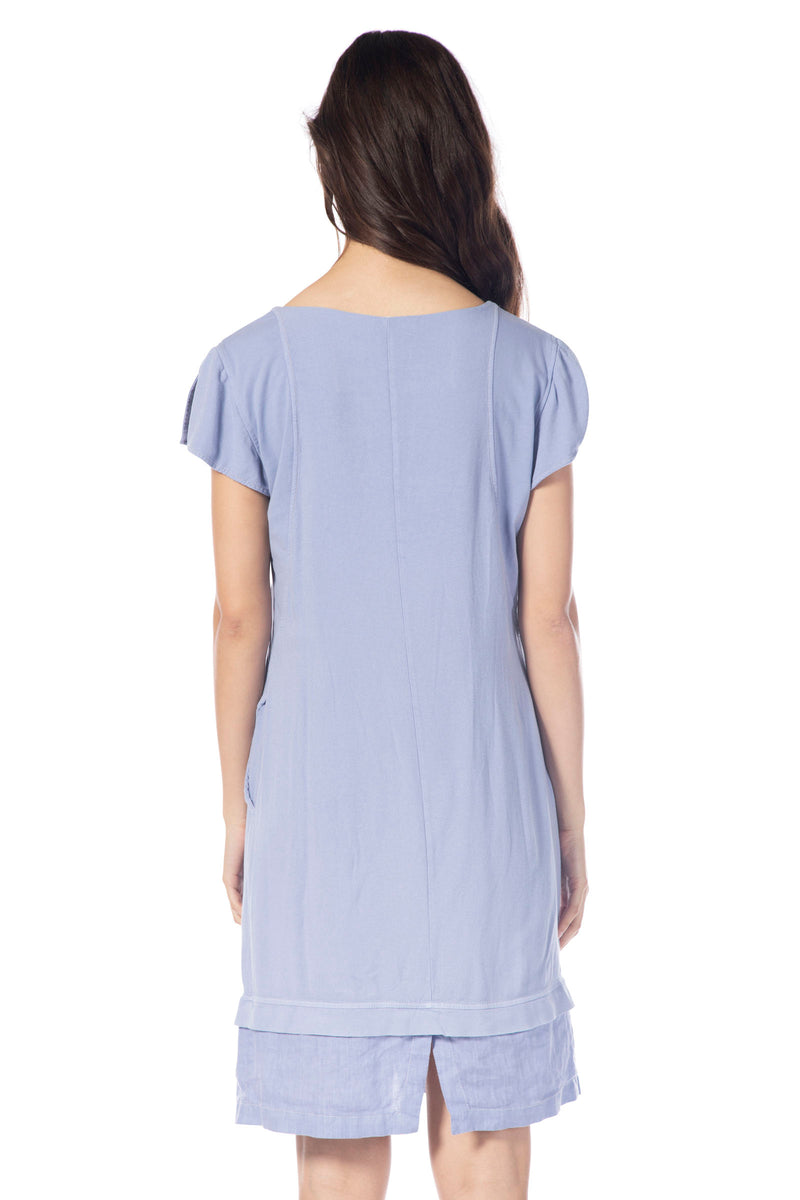 Elisa Cavaletti Short Sleeve Cotton Dress