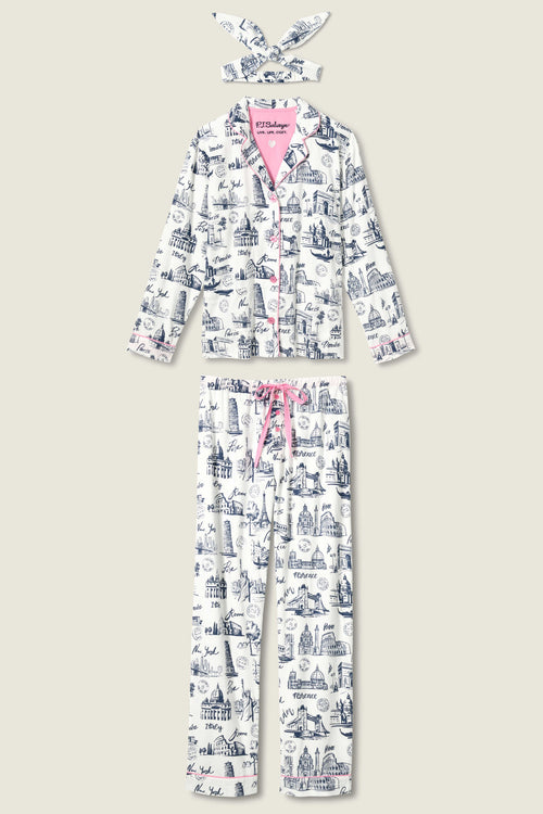 PJ Salvage Set-White Cloud