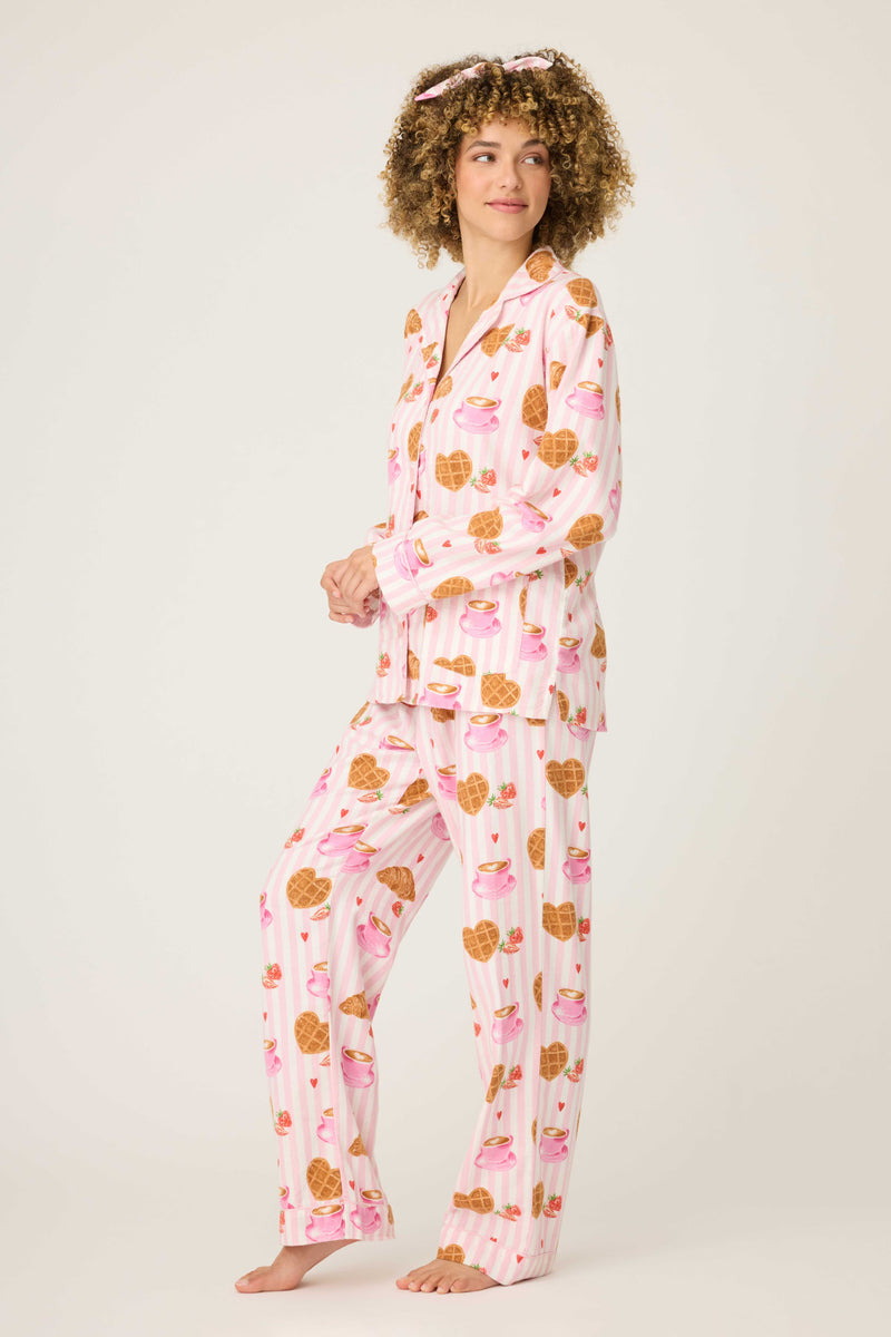 PJ Salvage Set-Pink Floral