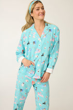 PJ Salvage Set-Turquoise