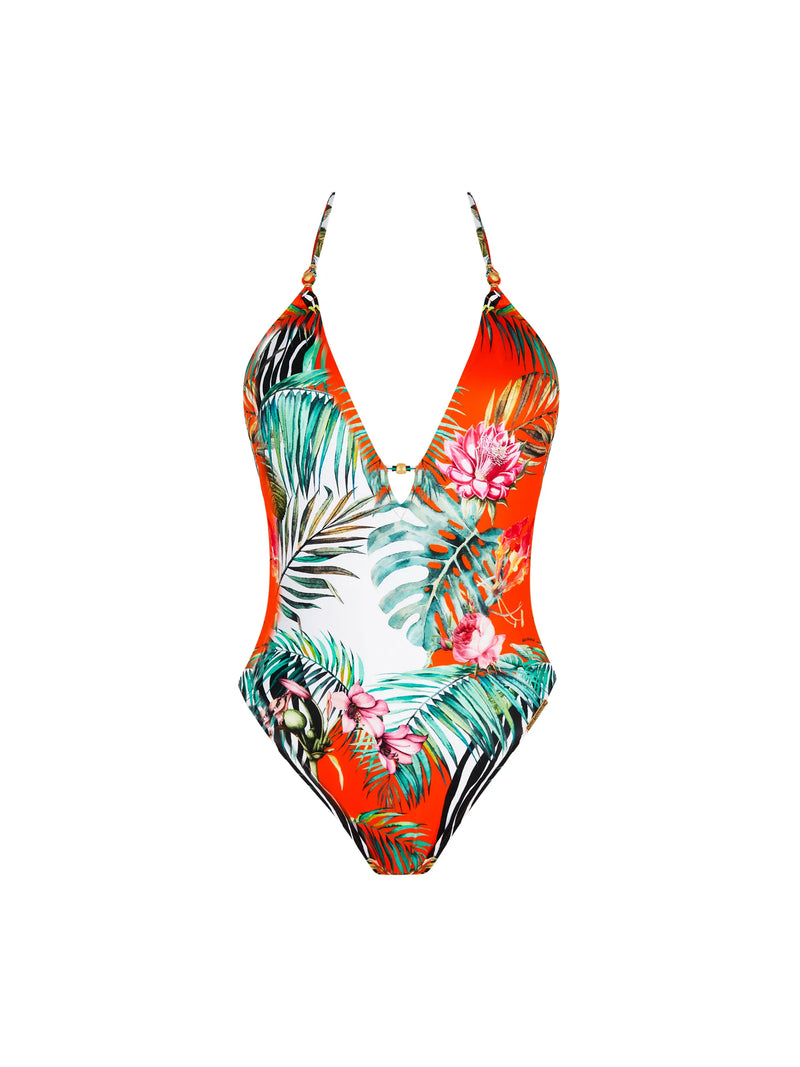 Lise Charmel Swimsuit-Free Escape- Tropic V-Neckline