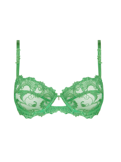 Lise Charmel Half Cup Bra-Dressing Floral-Green