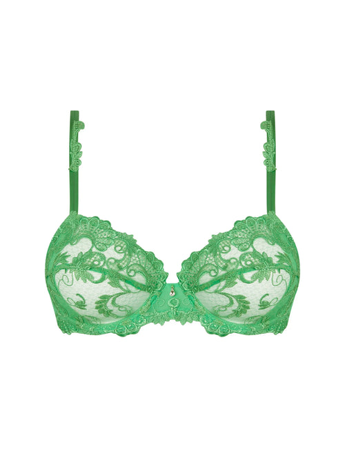 Lise Charmel Underwire Bra-Dressing Floral-Green