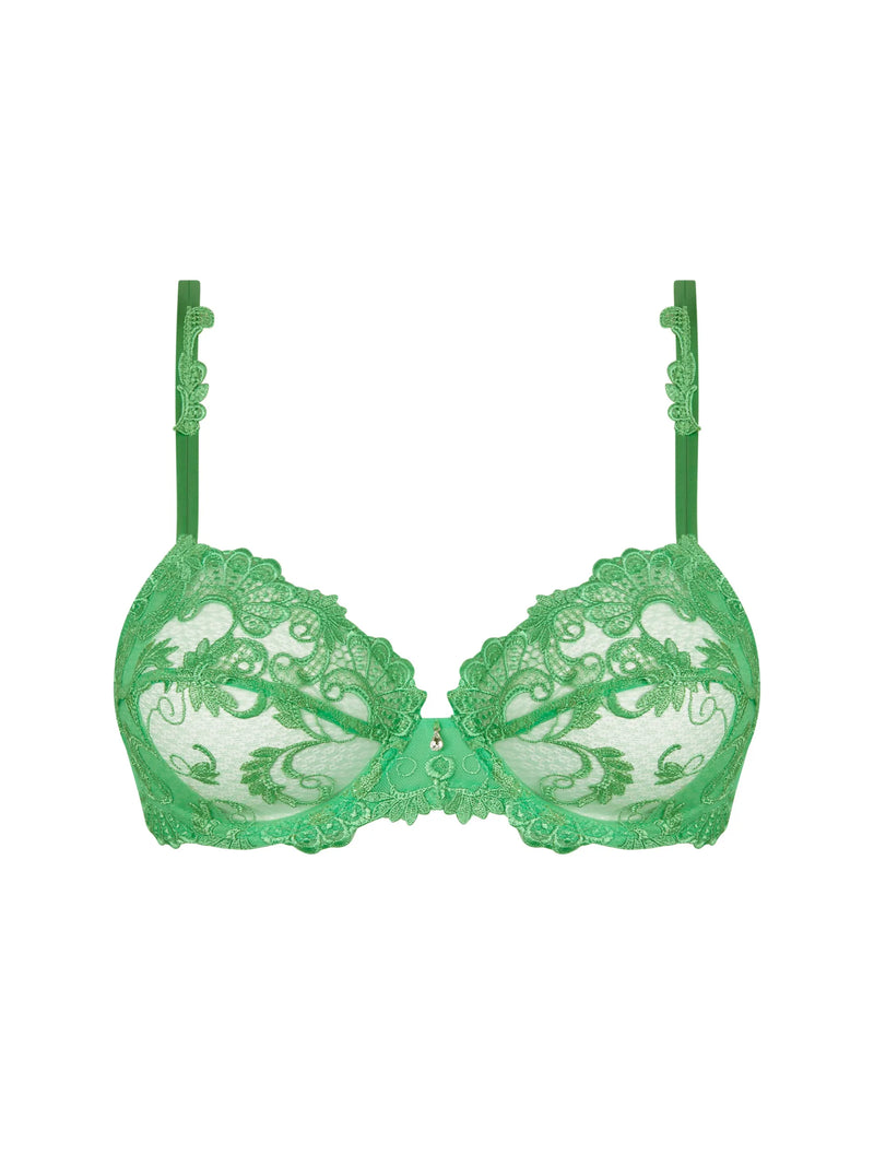 Lise Charmel Underwire Bra-Dressing Floral-Green