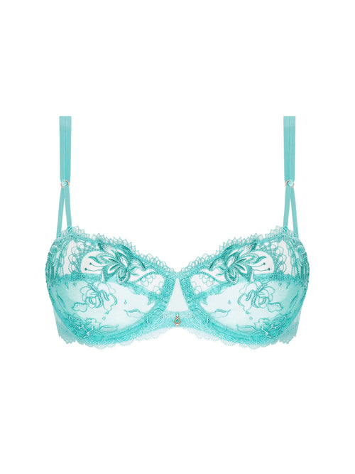 Lise Charmel Half Cup Bra-Princess Iris - Aqua