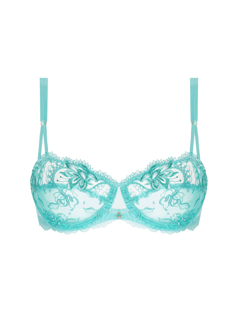 Lise Charmel Half Cup Bra-Princess Iris - Aqua