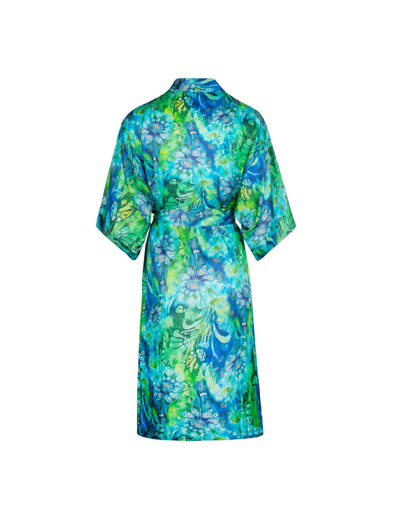 Lise Charmel-Dressing Floral Robe-Floral Aqua