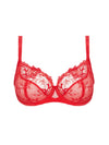 Lise Charmel Half Cup Bra-Beauty Source-Coral