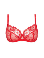 Lise Charmel Half Cup Bra-Beauty Source-Coral