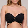 Prima Donna Padded Strapless Bikini Top-Kiruna- Black