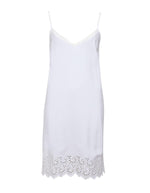Cyberjammies Embroidered Strappy Chemise - White