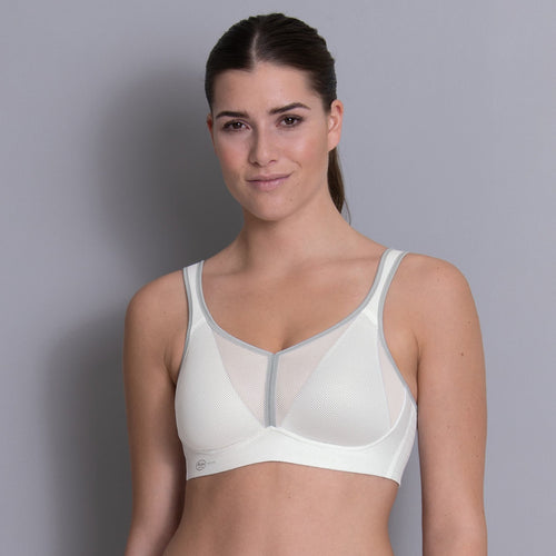 Anita Air Control Sports Bra with Padded Cups - White