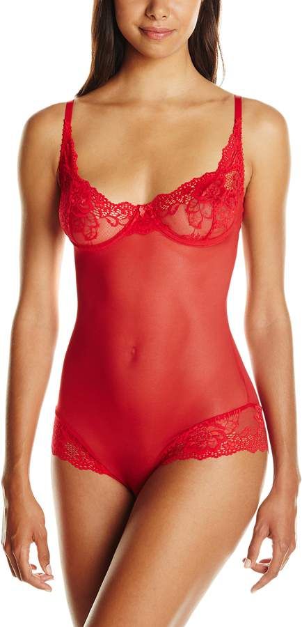 Arianne Teddy - Red , Black, White - Made in Canada