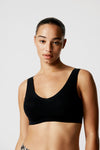 Chantelle Soft Stretch Padded Top Bralette - Black , Nude